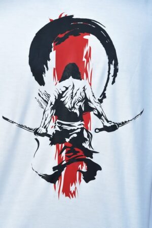 Miyamoto Musashi White Regular T-Shirt For Men - Image 2