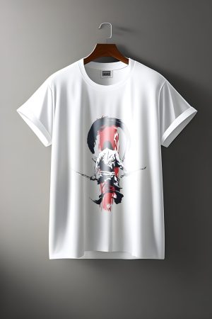 Miyamoto Musashi White Regular T-Shirt For Men - Image 3
