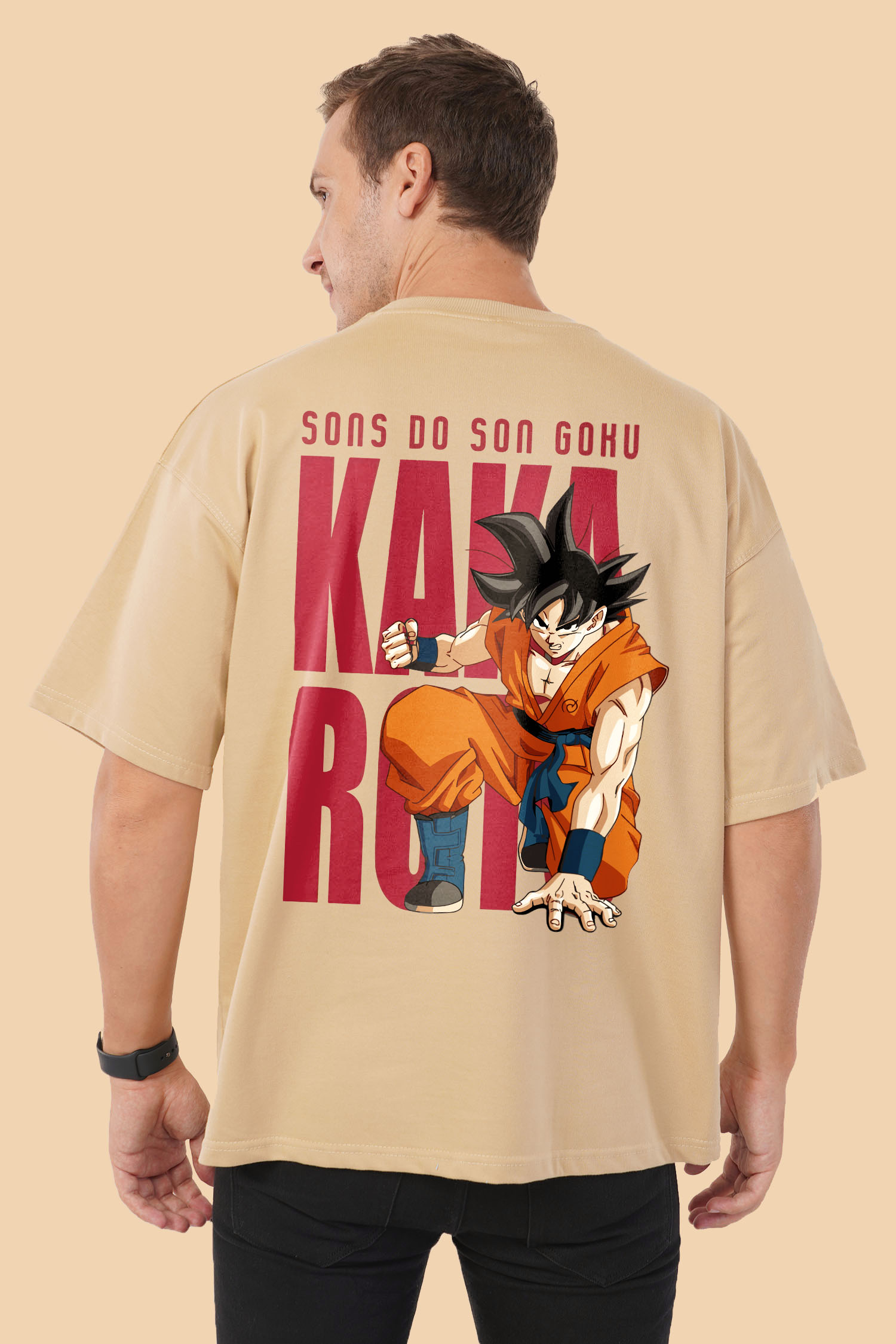 Son Guko Beige Oversized T-Shirt