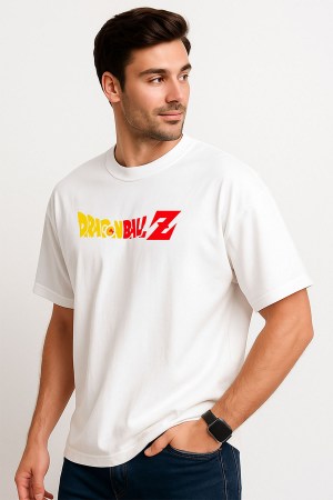 Son Guko White Oversized T-Shirt For Men - Image 3