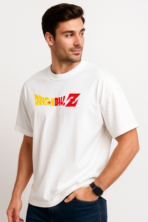 Son Guko White Oversized T-Shirt For Men - Image 3