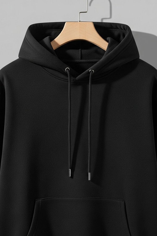 Alien Space Black Premium Hoodie - Image 4