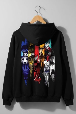 Blue Lock Black Hoodie For Men - Image 5