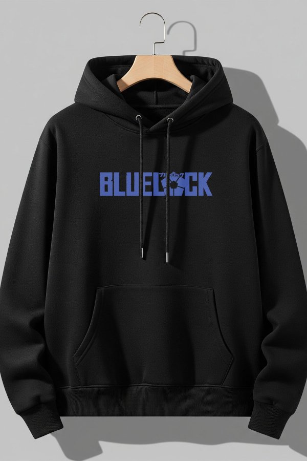 Blue Lock Black Hoodie For Men - Image 3