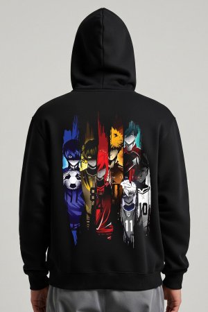 Blue Lock Black Hoodie For Men - Image 6
