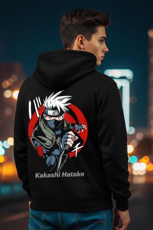 Kakashi Hatake Black Hoodie For Men