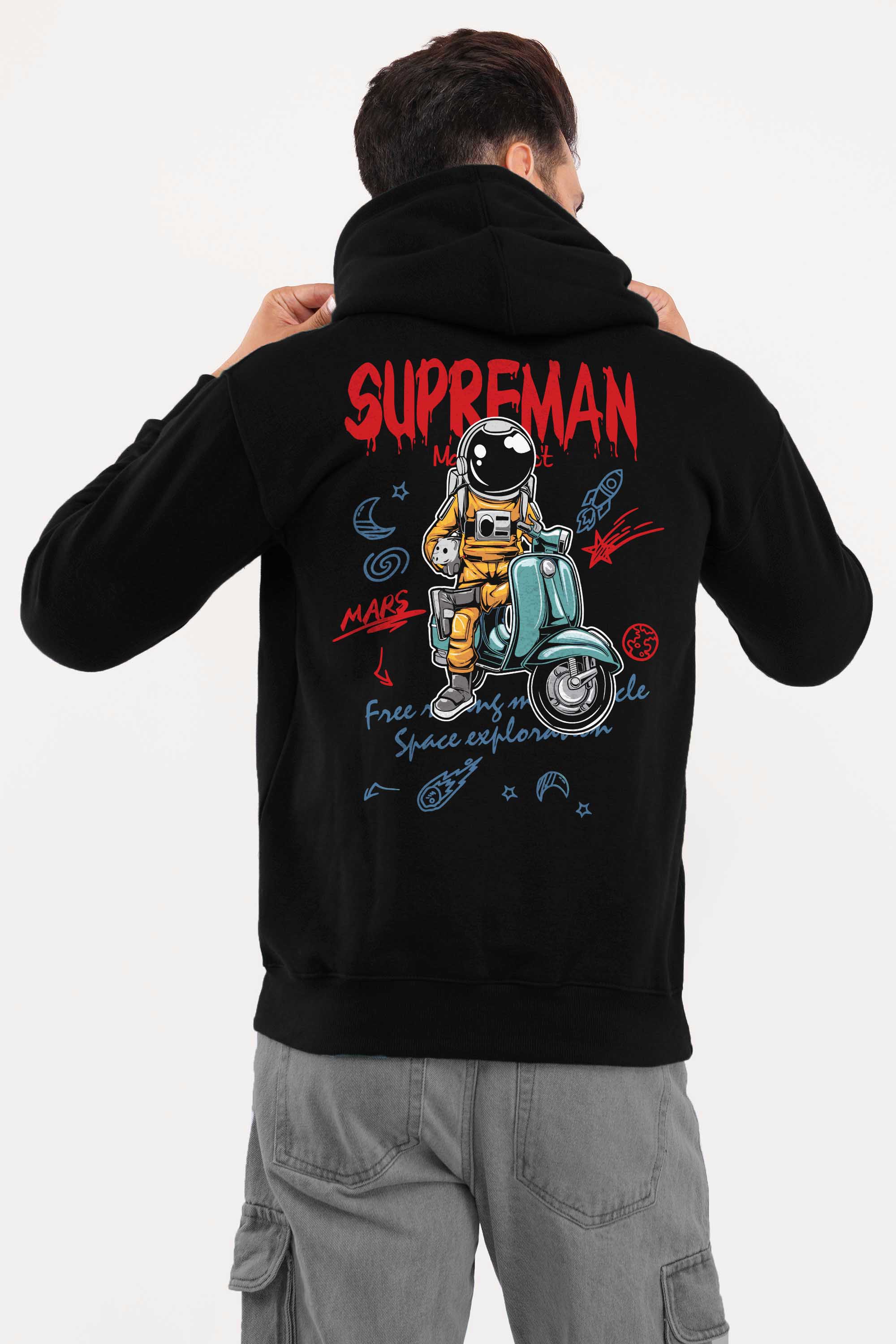 Superman Black Hoodie