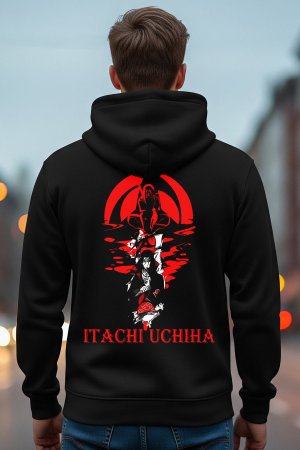 Itachi Uchiha Black Hoodie For Men