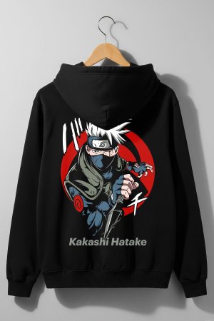 Kakashi Hatake Black Hoodie For Men - Image 5