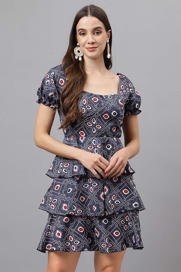 Black Western Dress