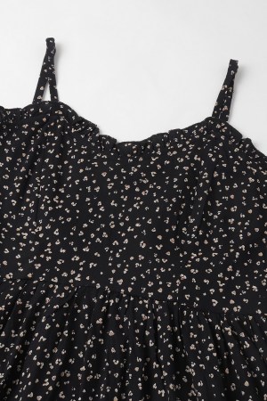 Black Cotton Blend Casual Western Dress - Image 7