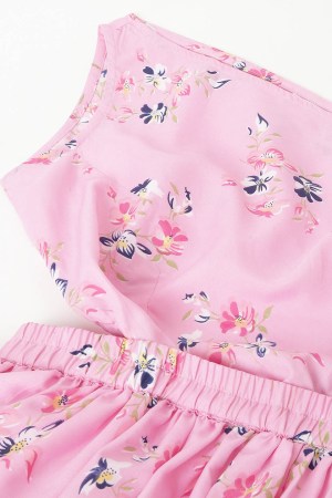 Pink Cotton Blend Casual Western Dress - Image 5