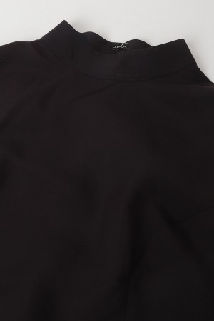 Black Cotton Blend Casual Western Dress - Image 8