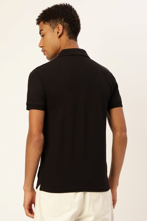 Black polo T-shirt - Image 7