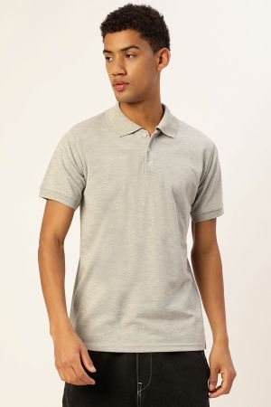 Grey Polo T-Shirt