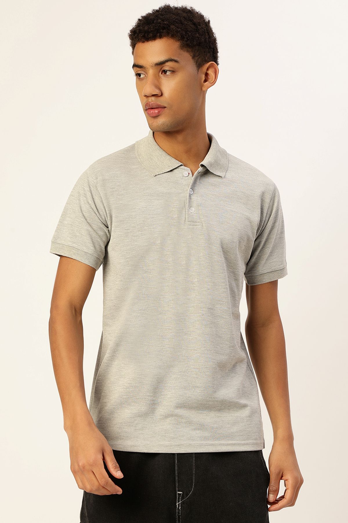 Grey Polo T-Shirt