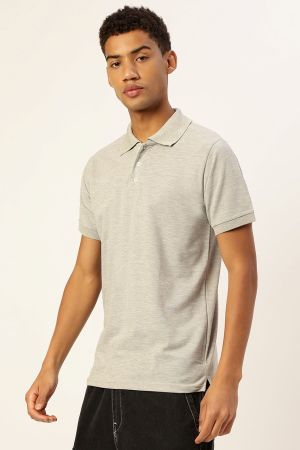 Grey Polo T-Shirt - Image 4