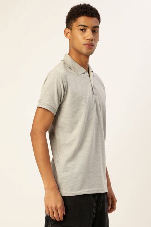 Grey Polo T-Shirt - Image 5