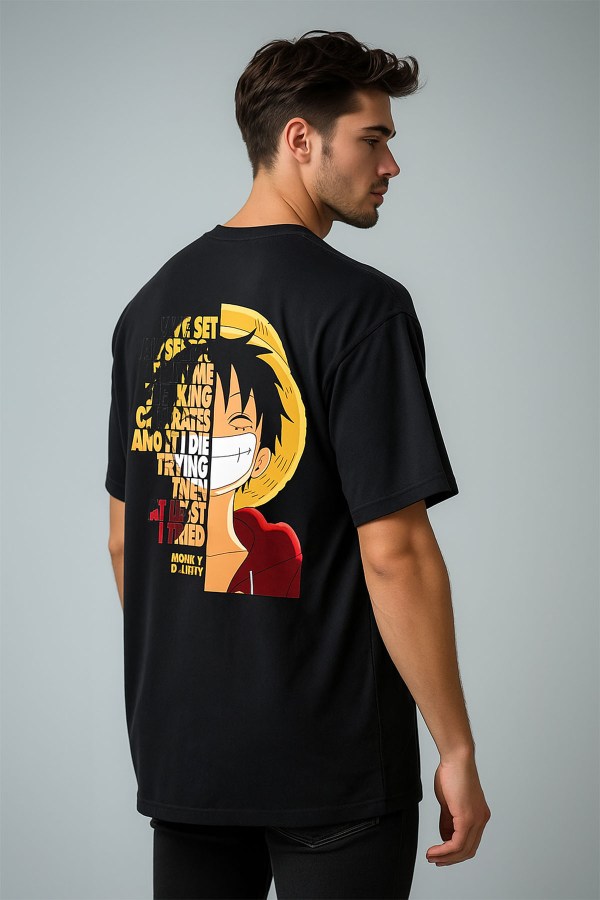 The Pirate King Black Oversized T-Shirt - Image 4