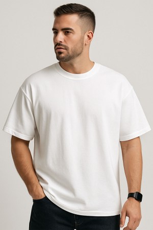 Social Introvert White Oversized T-Shirt - Image 2
