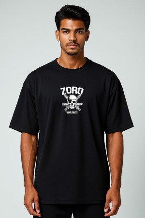 Zoro Black Oversized T-Shirt - Image 2