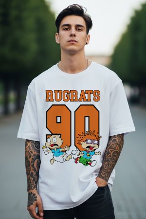 Rugrats White Oversized T-Shirt