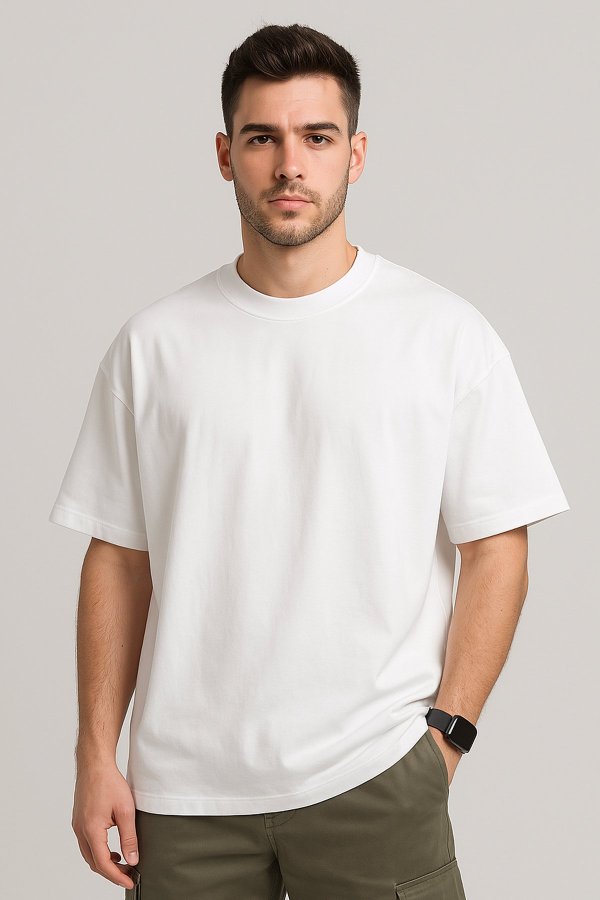 BRKL White Oversized T-Shirt - Image 2