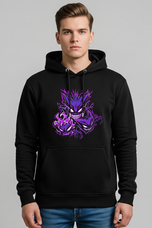 Gengar Black Premium Hoodie - Image 2