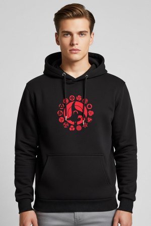 Itachi Black Premium Hoodie - Image 2