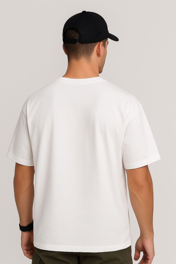 Mario White Oversized T-Shirt - Image 3