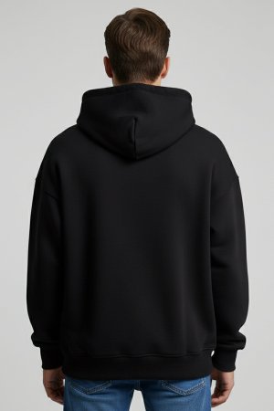 Great Power Black Oversized Hoodie - Image 5