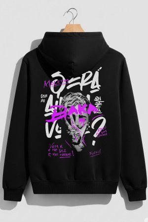 Baka Black Premium Hoodie - Image 5