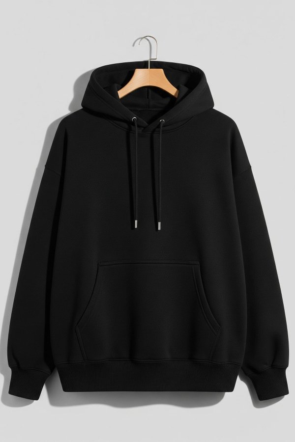 Blasting Off Energy Black Oversized Hoodie - Image 2