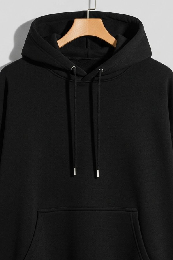 Blasting Off Energy Black Oversized Hoodie - Image 3