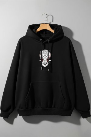 Gojo Black Oversized Hoodie - Image 2
