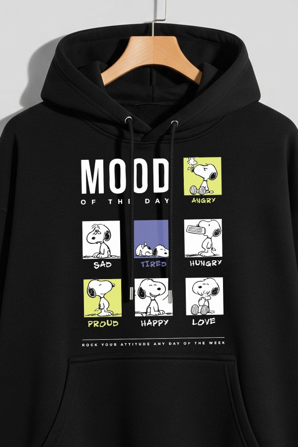 Mood Of The Day Oversized Hoodie - Image 3