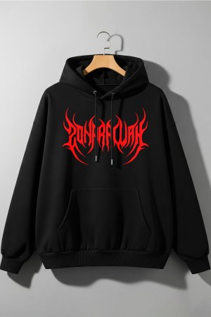 Sonarawan Black Oversized Hoodie - Image 2