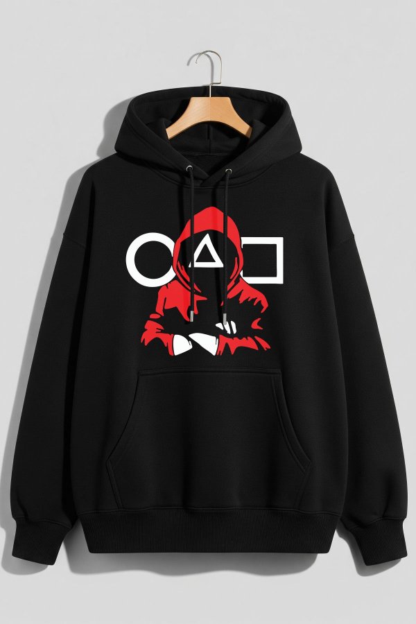 O Black Oversized Hoodie - Image 2